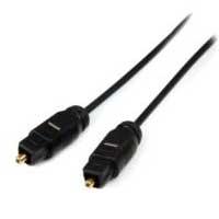 CABLE DE 3M TOSLINK AUDIO DIGITAL OPTICO SPDIF DELGADO - NEGRO - STARTECH.COM MOD. THINTOS10
