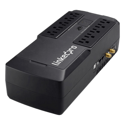 UPS de 550 VA/330 W, Topología Standby, Entrada 120 Vca NEMA 5-15P, Tipo Gabinete Compacto, Con 8 Tomas NEMA 5-15R