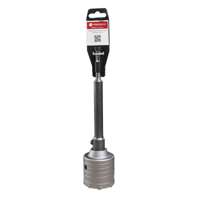 Broca Pasamuros SDS, Sacabocado para Concreto de 50mm con Extensión de 220mm 