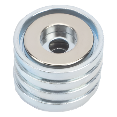Accesorio, Kit de Montaje Magnético, Fuerza Máxima 26 lb, Diámetro Copa 23.8 mm, Incluye Hardware, Sin Necesidad de Taladrar, Compatible con Enclosures Metálicos