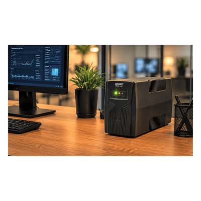UPS de 1,000VA/600W / Topología Línea Interactiva / Entrada y Salida 120 Vca / Clavija NEMA 5-15P / 6 Tomas NEMA 5-15R 