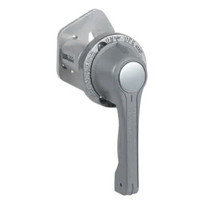 Mango para Interruptor de Circuito EXH Series / Aplicación en Enclosures Explosion-Proof / Activación Frontal de Breakers / Material Aluminio Libre de Cobre con Eje Acero Inoxidable 316 / Certificaciones Clase I Div 1 & 2 Grupos B,C,D / 