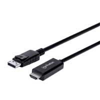 CABLE DISPLAYPORT,MANHATTAN,153201, - HDMI M-M 4K  1.8M