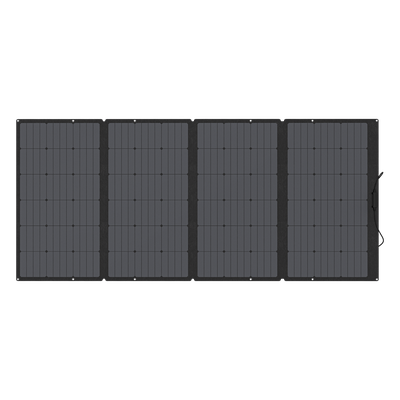 Módulo Solar Portátil y Flexible de 400W Recomendado para Estaciones Portátiles EcoFlow / Ajuste de Ángulo / Carga Eficiente / Conector XT60