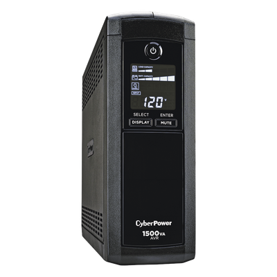 UPS de 1500 VA/900 W, Topología Línea Interactiva, Entrada 120 Vca NEMA 5-15P, Tipo Mini Torre, Con 12 Tomas NEMA 5-15R