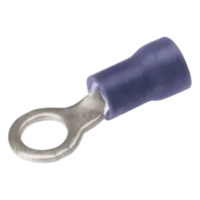 Zapata Terminal de Ojillo  para Tornillo 3/16 in (5 mm) calibre 16-14 AWG con aislamiento de vinilo.