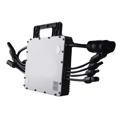 Microinversor 1500 W para Interconexión a Red Eléctrica 220V,  IP67, Con Cable Troncal Incluido, Para 4 Modulos de Hasta 470 W