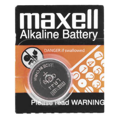 Batería Alcalina tipo LR44 (de botón) de 1.5 V 110 mAh 