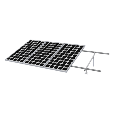 Montaje para Panel Solar, Riel "5" de 4400mm para Módulos con Espesor de 35mm, Velocidad de Viento Máx. 190km/h