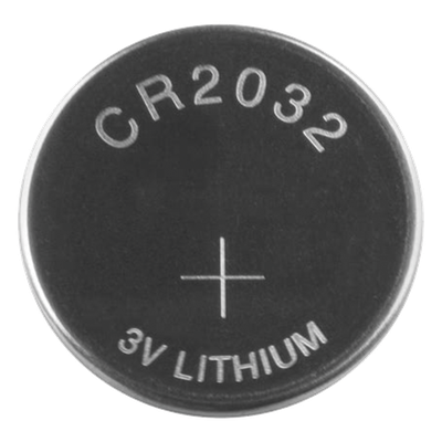 Batería de litio CR2032 de 3 V a 225 mAh (No recargable)