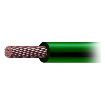 Cable THW-LS / Calibre 6 AWG / 19 Hilos / Color Verde / Venta por Metro