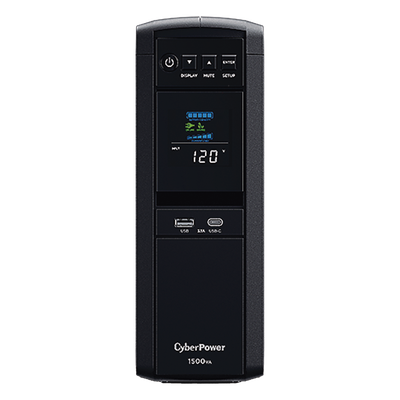 UPS de 1500 VA/900 W, Topología Línea Interactiva, Entrada 120 Vca NEMA 5-15P, Onda Senoidal Pura, Tipo Torre, Con 10 Tomas NEMA 5-15R