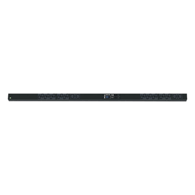 PDU Monitoreable (MI) para Distribución de Energía, Enchufe de Entrada NEMA L6-20P, Con 20 Salidas C13 y 4 C19, de Instalación Vertical, 120 o 220 Vca, 20 Amp