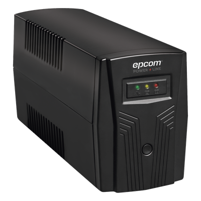 UPS de 500VA/300W / Regulador de Voltaje AVR / Batería de 7 Ah / 4 Tomas NEMA 5-15R / Display de LED