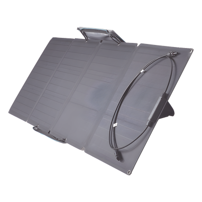 Módulo Solar Portátil y Flexible de 100W Recomendado para Estaciones Portátiles EFD330, EFD350 ó EFD500 / Ajuste de Ángulo / Carga Eficiente / Incluye Cable XT60 a MC4