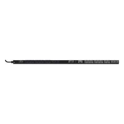 PDU Monitoreable (MI) para Distribución de Energía, Enchufe de Entrada NEMA L6-30P, Con 32 Salidas C13 y 6 C19, de Instalación Vertical, 208 Vca, 30 Amp