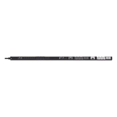 PDU Monitoreable (MI) para Distribución de Energía, Enchufe de Entrada NEMA L21-30P, Con 18 Salidas C13 y 4 C19, de Instalación Vertical, 120 o 220 Vca, 30 Amp