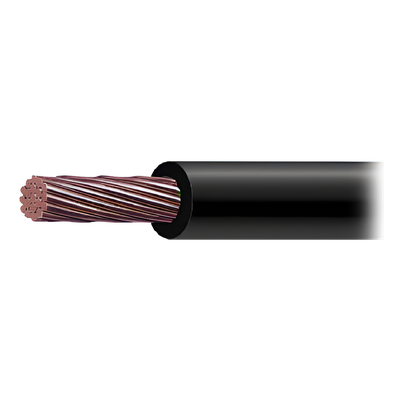 Cable de Cobre Recubierto THW-LS Calibre 4/0 AWG 19 Hilos Color Negro (Venta por Metro).