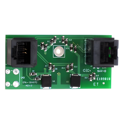 Protector contra sobretensiones RJ45 para telefonía digital y sistemas de intercomunicación; aplica en placas frontales DTK-RM12FP ó DTK-WM6FP 