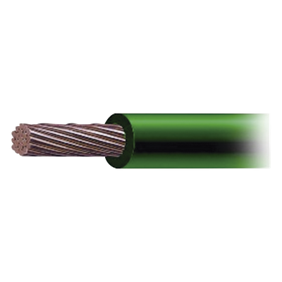 Cable de Cobre Recubierto THW-LS Calibre 4 AWG 19 Hilos Color Verde (500 Metros)
