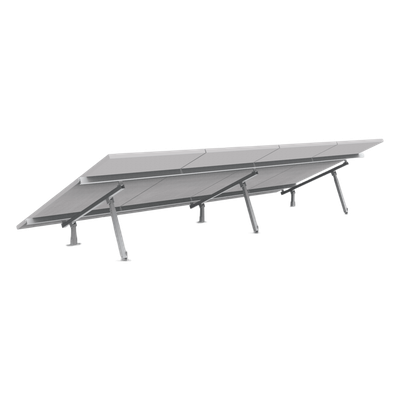 Montaje para Panel Solar, Riel "7" de 4200mm para Módulos con Espesor de 40mm, Velocidad de Viento Máx. 162km/h
