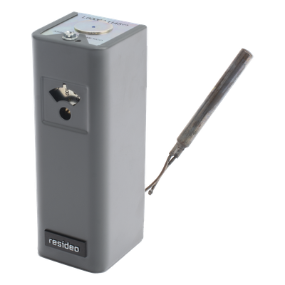 Controlador de temperatura tipo Aquastat de límite alto o bajo con SPDT, montaje horizontal, rango 38 a 116 °C