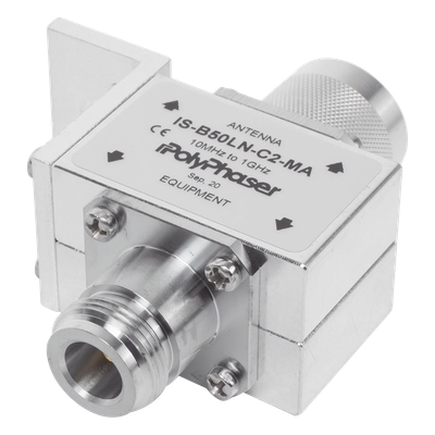 Protector RF Coaxial Para 10 a 1000 MHz Con Ceja Frontal Con Conectores N Macho y N-Hembra, 50 Ω