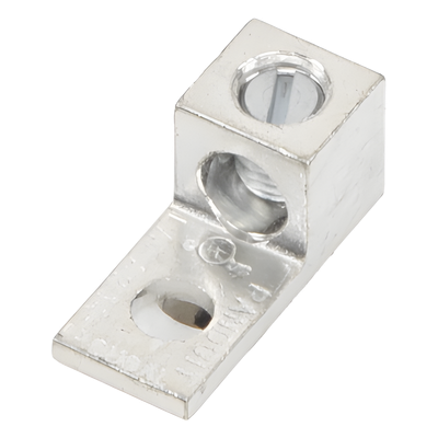 Conector Mecánico de Aluminio, de Un Orificio y Un Barril, para Cable de 14 a 2 AWG. 1 Pieza