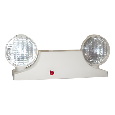 Luz de Emergencia Compacta Tipo Industrial (Blanca).