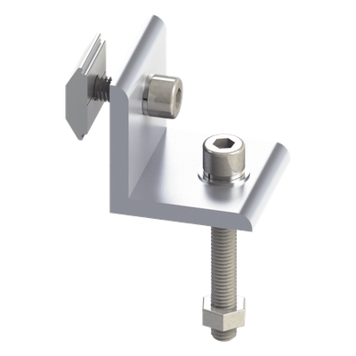 Grupo Conector L de Aluminio  Anodizado 6005-T5