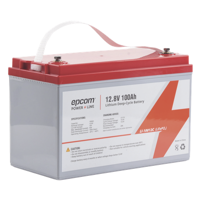 Batería de Litio Ciclo Profundo 12.8 Vcc 100Ah (LiFePO4)