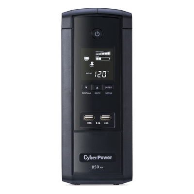 UPS de 850 VA/510 W, Topología Línea Interactiva, Entrada 120 Vca NEMA 5-15P, Tipo Torre, Con 10 Tomas NEMA 5-15R, 5 años de garantía