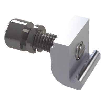 Conector G con tornillo para fijación en riel 7