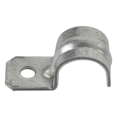 Abrazadera tipo Uña para Tubo Conduit Pared Gruesa y Conduit PVC de 1" (25 mm).