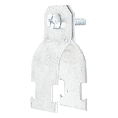 Abrazadera Unicanal para Conduit Pared Gruesa y PVC de 2" (51 mm).