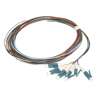 Kit de 6 Pigtails con Conector LC, Multimodo 50/125 OM4, 900um, de 1 Metro (3.28 Pies)