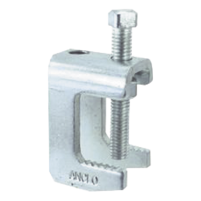 Mordaza Acero Fija barras de 3/4", para varilla roscada de 1/4".