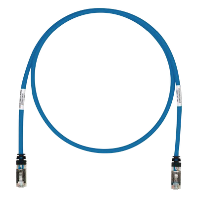 Patch Cord Cat6A, Blindado S/FTP, CM/LS0H, 1.52 Metros (5 Pies), Color Azul