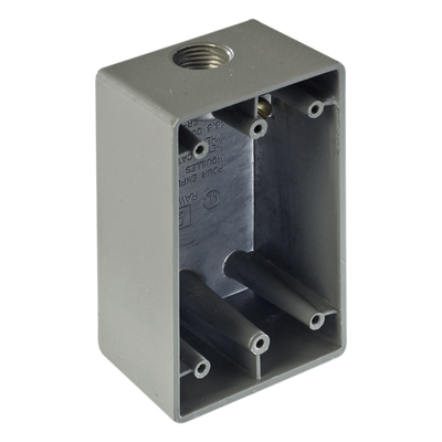 Caja Condulet FS de 1" (25.4 mm) con una boca a prueba de intemperie.