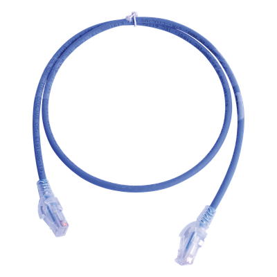Patch Cord MC6 Modular Cat6 UTP, CM/LS0H, 0.91 Metros (3 Pies), Color Azul