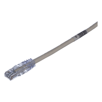 Cable de Parcheo TX6, UTP Cat6, 24 AWG, CM, Color Blanco, 0.3 Metros (1 Pie)
