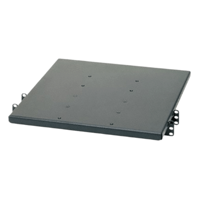 Charola de Doble Fijación en Rack de 2 Postes, 457 mm de Profundidad, y Soporte de Peso de 113 Kg, 1 UR, Color Negro