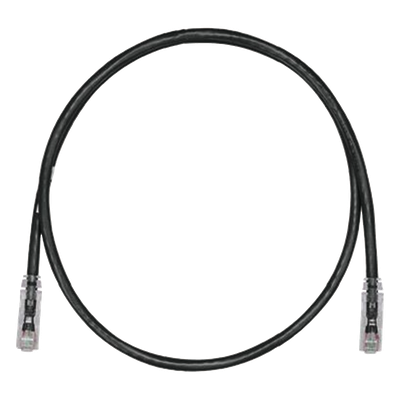 Cable de Parcheo TX6, UTP Cat6, 24 AWG, CM, Color Negro, 1.83 Metros (6 Pies)