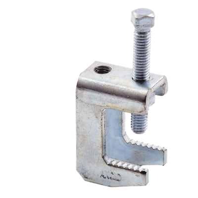 Mordaza Acero Fija barras de 1 1/4", para varilla roscada de 3/8.