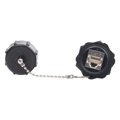 Jack Industrial RJ45 Categoría 6 Blindado, IP67 (Waterproof)