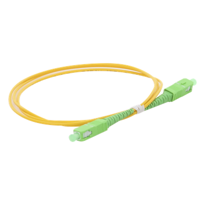 Jumper de Fibra Óptica Monomodo SC/APC-SC/APC Simplex de 1 Metro (3.28 Pies), 2mm