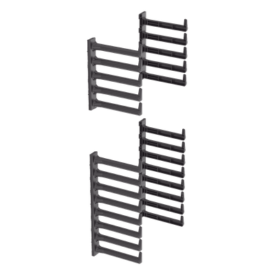 Kit de Dedos Para Organizador de Cables, Para Uso con Gabinetes de 42 o 45 UR, Tipo S o Tipo N, 6.8 in de Ancho, Color Negro