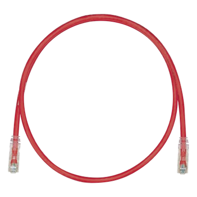 Cable de Parcheo TX6, UTP Cat6, 24 AWG, CM, Color Rojo, 1.52 Metros (5 Pies)