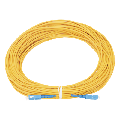 Jumper de Fibra Óptica Monomodo SC/UPC-SC/UPC Simplex de 30 Metros (98.43 Pies), 3mm