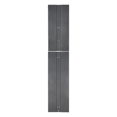 Tapa Final de Fila, Para Organizador Vertical PE2V PatchRunner™ 2, de 45 UR, Color Negro